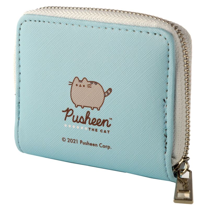 Pusheen Foodie Katt Liten Plånbok med Dragkedja