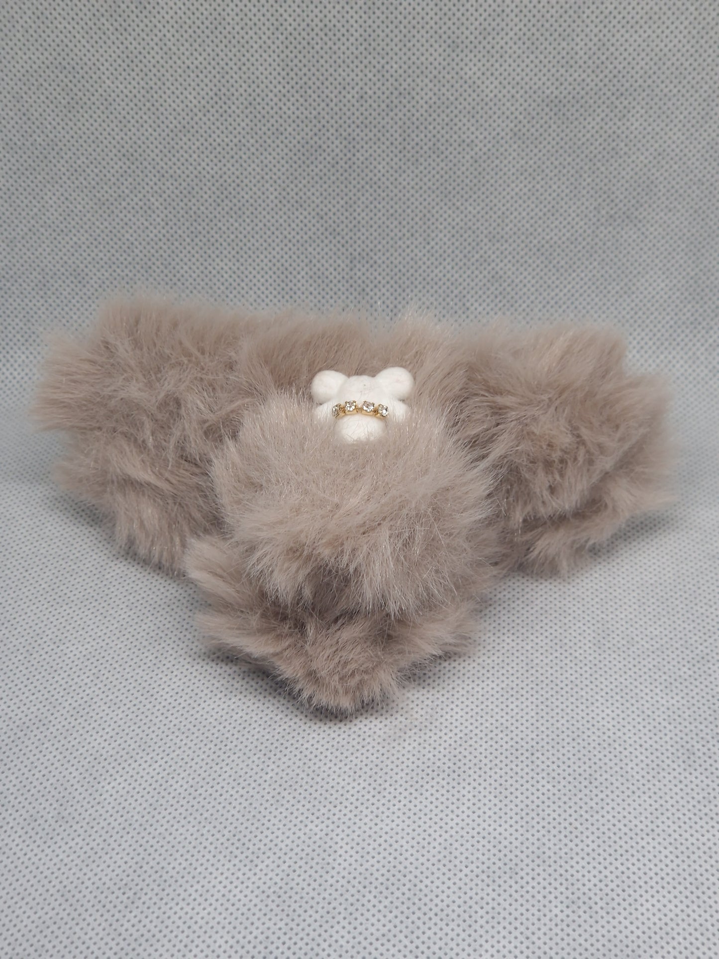 Hårklämma Soft Teddy