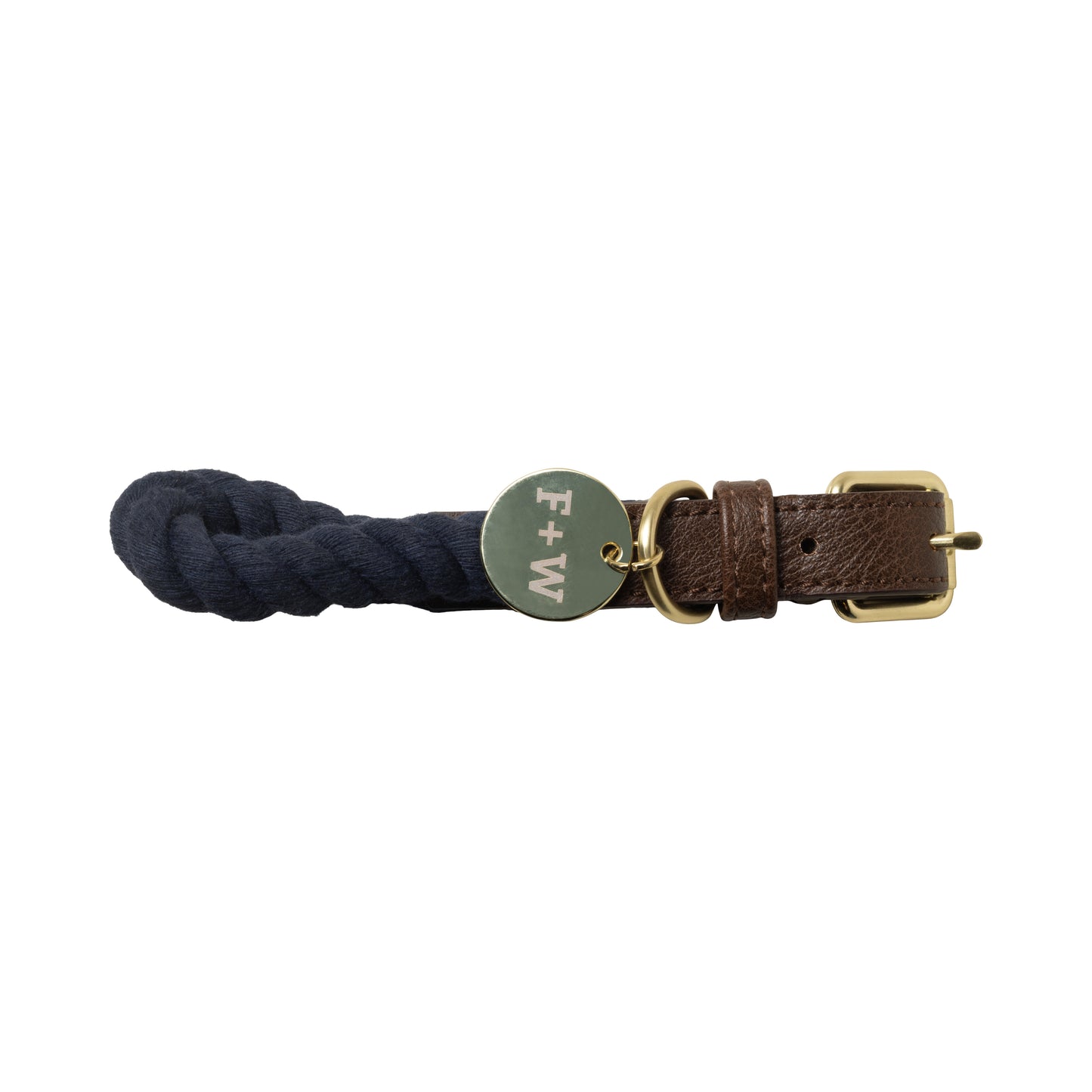 Premium Hundhalsband Marinblå - S