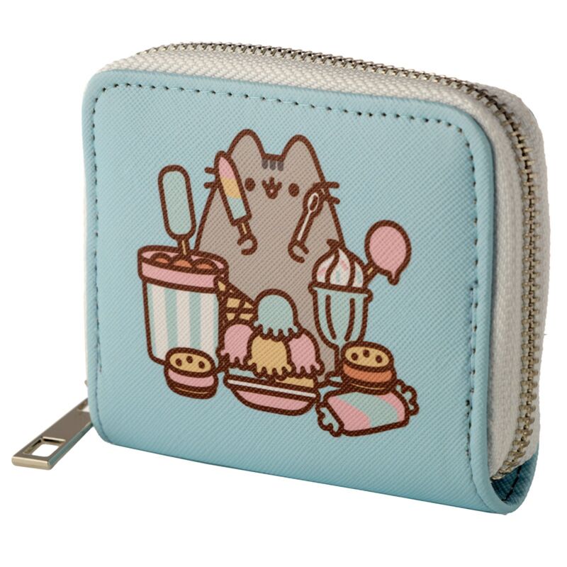 Pusheen Foodie Katt Liten Plånbok med Dragkedja