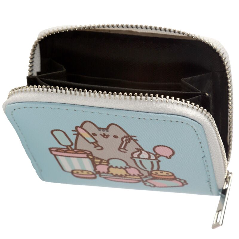 Pusheen Foodie Katt Liten Plånbok med Dragkedja