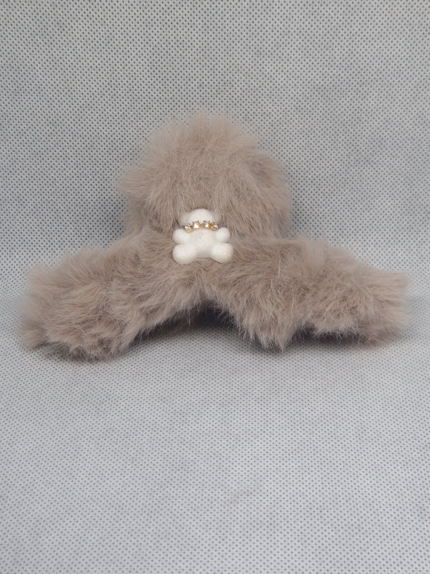 Hårklämma Soft Teddy
