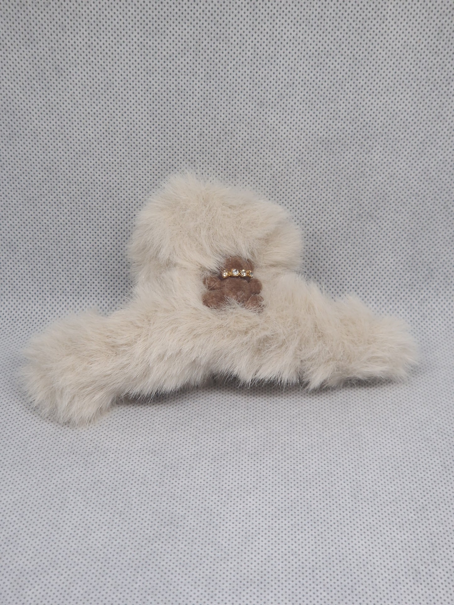 Hårklämma Soft Teddy