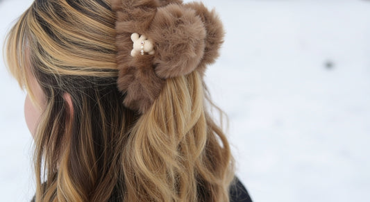 Hårklämma Soft Teddy