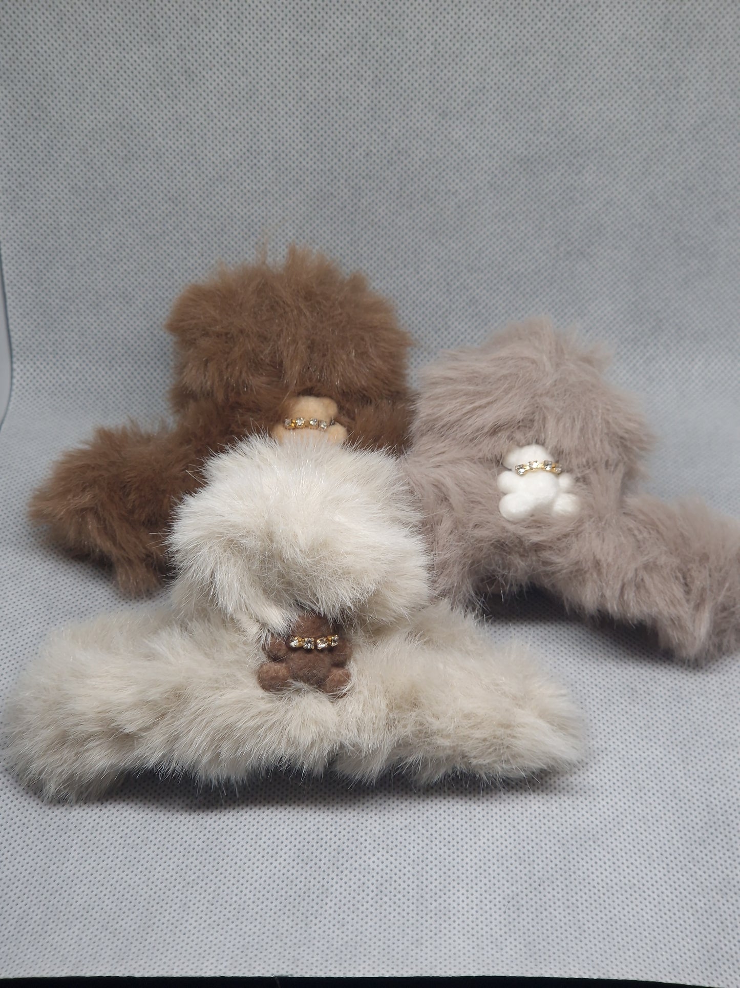 Hårklämma Soft Teddy