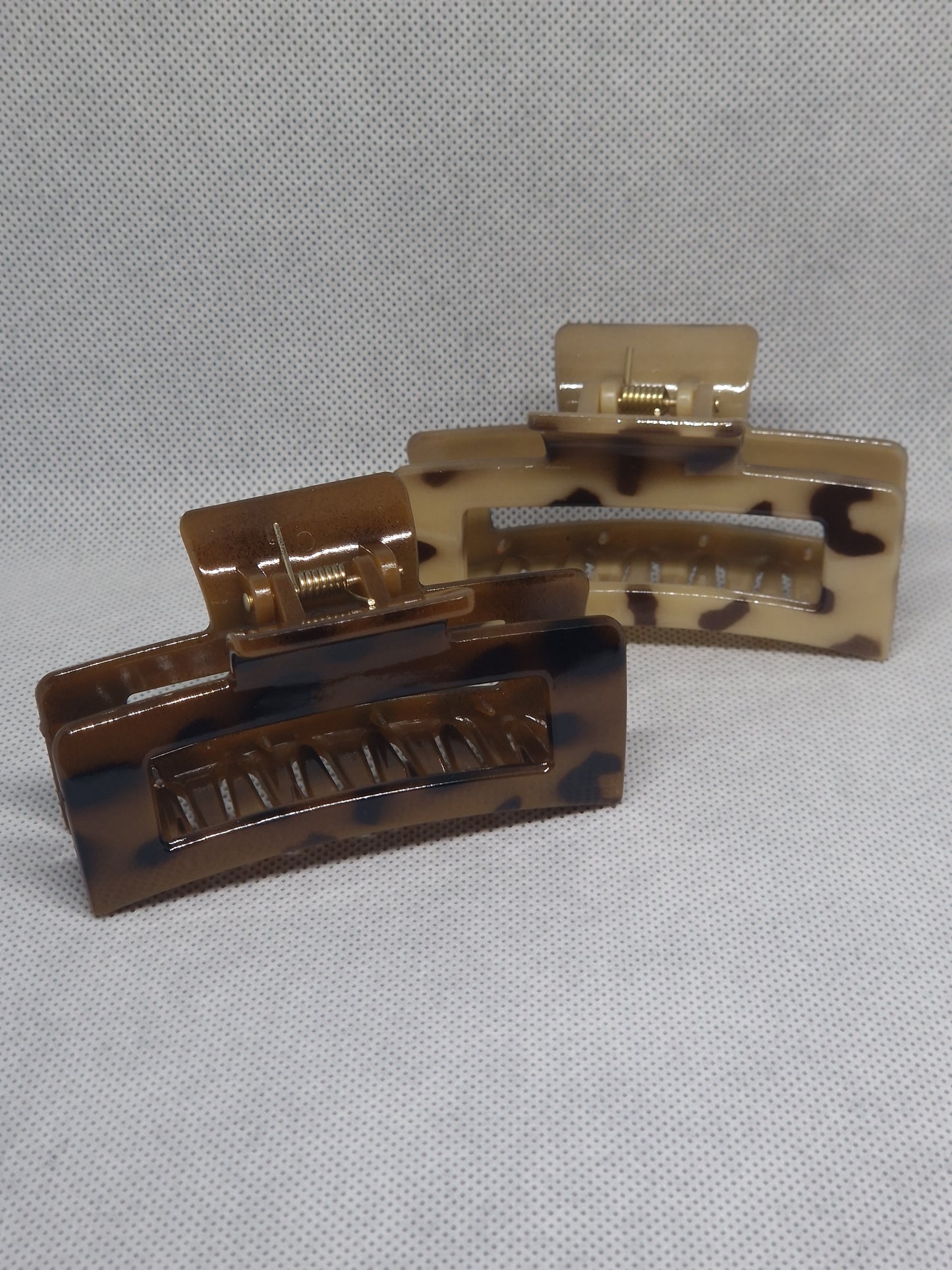 Hårklämma leopard L