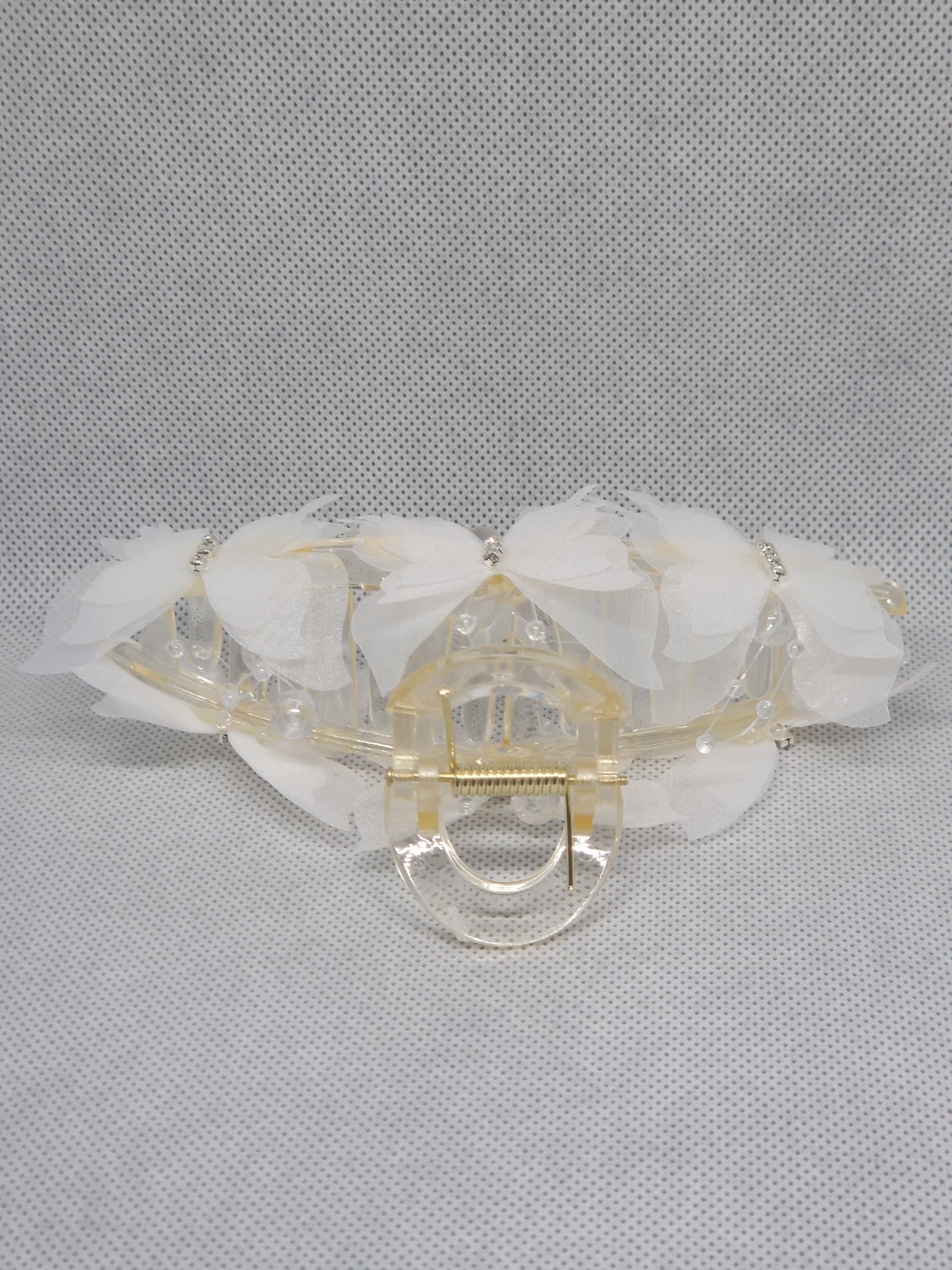 Hårklämma Snowy Butterfly